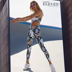EleVen By Venus Williams | Floral Tennis Sporty Tropicana Leggings | XS